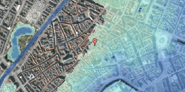 Stomflod og havvand på Niels Hemmingsens Gade 32A, 3. th, 1153 København K