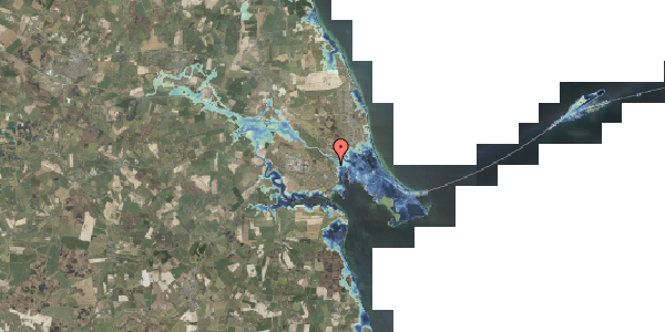Stomflod og havvand på Gasværksvej 10, 5800 Nyborg