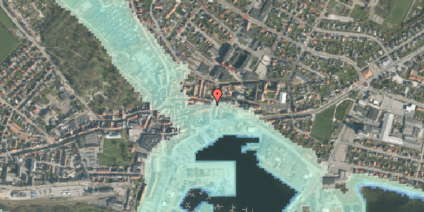Stomflod og havvand på Østergade 18B, 7700 Thisted