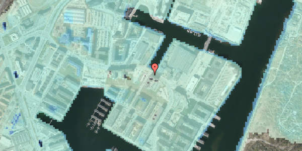 Stomflod og havvand på Teglholm Allé 1, 2450 København SV