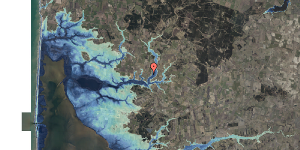 Stomflod og havvand på Østvangen 86, 7660 Bækmarksbro