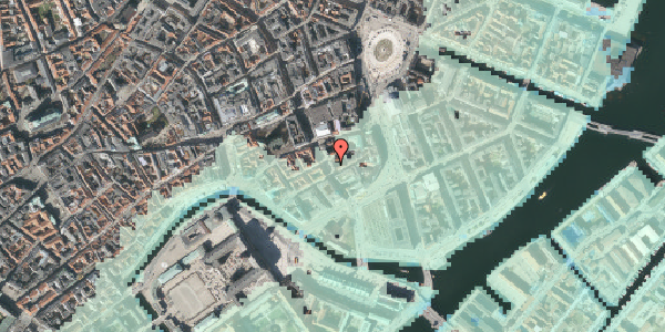 Stomflod og havvand på Bremerholm 31, st. , 1069 København K