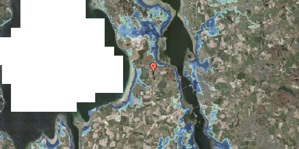 Stomflod og havvand på Møllevej 90A, 3630 Jægerspris