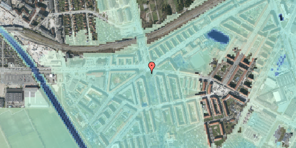 Stomflod og havvand på Sjælør Boulevard 42B, 2450 København SV