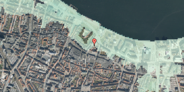 Stomflod og havvand på Slotsgade 25, 9000 Aalborg