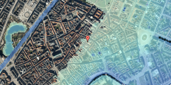 Stomflod og havvand på Løvstræde 3, 1. , 1152 København K