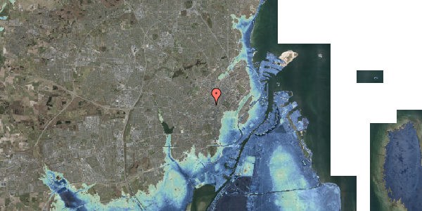 Stomflod og havvand på Nordre Fasanvej 122B, 2000 Frederiksberg