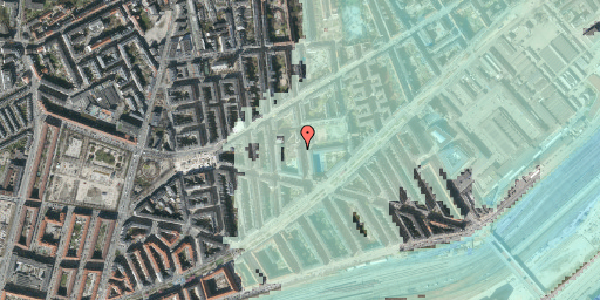 Stomflod og havvand på Saxogade 104A, 1662 København V