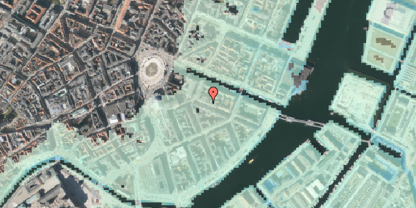 Stomflod og havvand på Herluf Trolles Gade 5, kl. th, 1052 København K