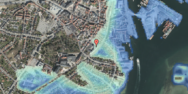 Stomflod og havvand på Jernbanegade 28, 1. 7, 5700 Svendborg
