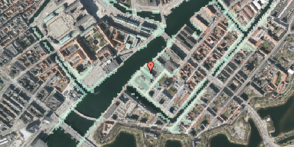 Stomflod og havvand på Nicolai Eigtveds Gade 18, 2. , 1402 København K