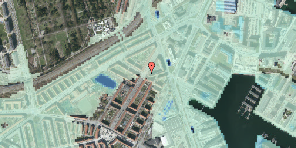 Stomflod og havvand på Borgbjergsvej 13, 2450 København SV