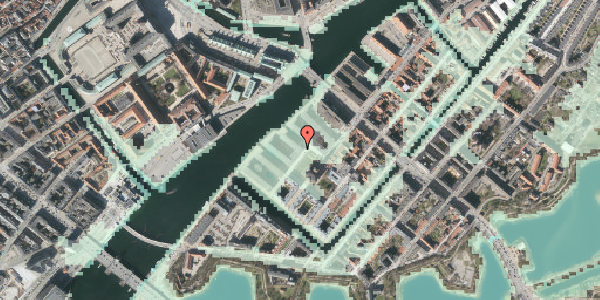 Stomflod og havvand på Nicolai Eigtveds Gade 6, 2. , 1402 København K