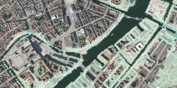 Stomflod og havvand på Havnegade 27, 3. , 1058 København K