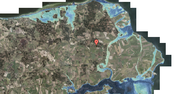 Stomflod og havvand på Lyngtoften 63, 8585 Glesborg