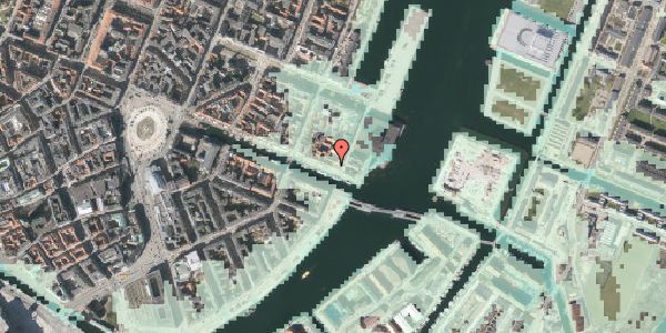 Stomflod og havvand på Nyhavn 69, st. , 1051 København K