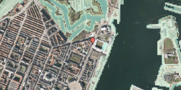 Stomflod og havvand på Amaliegade 43, 4. , 1256 København K