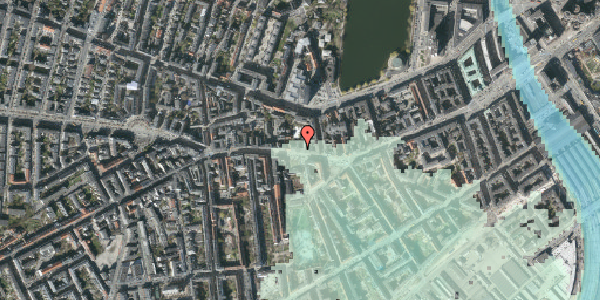 Stomflod og havvand på Vesterbrogade 56, 1620 København V