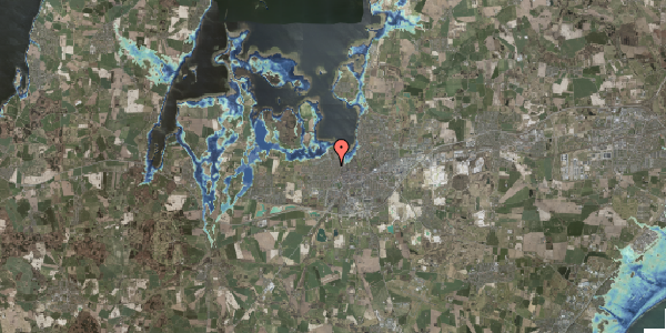 Stomflod og havvand på Vestergade 17A, 1. 7, 4000 Roskilde