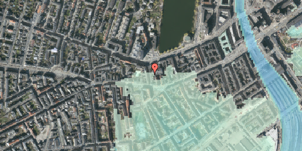 Stomflod og havvand på Bagerstræde 6, 1617 København V