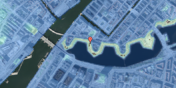 Stomflod og havvand på Langebrogade 4E, 1411 København K