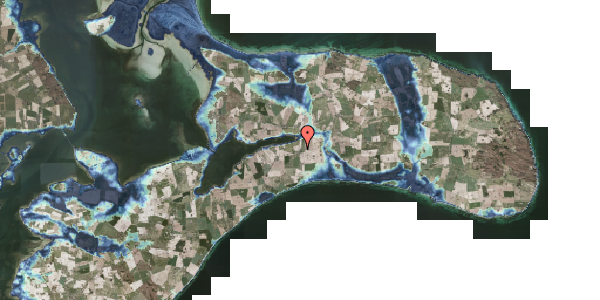 Stomflod og havvand på Slotshøjvej 13, 4780 Stege