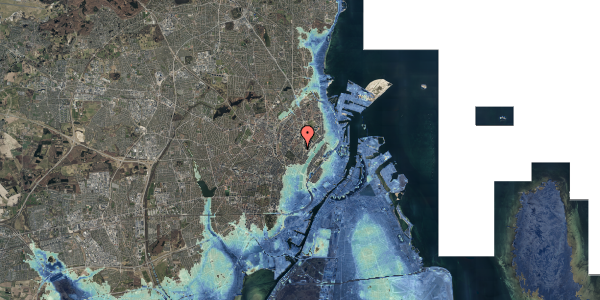 Stomflod og havvand på Edith Rodes Vej 14, 3. 411, 2200 København N