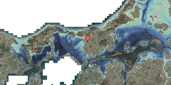 Stomflod og havvand på Mågevej 7, 9690 Fjerritslev