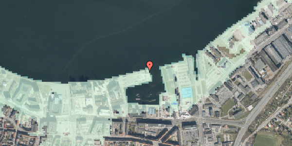Stomflod og havvand på Pieren 50, 9000 Aalborg