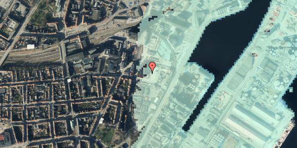 Stomflod og havvand på Jægergårdsgade 101P, kl. , 8000 Aarhus C
