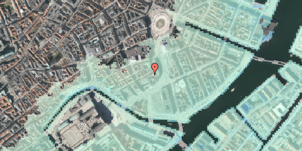 Stomflod og havvand på Laksegade 7, 1063 København K