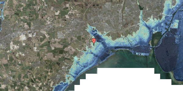 Stomflod og havvand på Industribuen 2, 2635 Ishøj