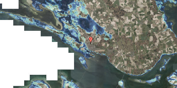 Stomflod og havvand på Kullekærvej 4I, 4760 Vordingborg