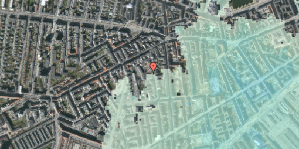 Stomflod og havvand på Valdemarsgade 10, 1665 København V