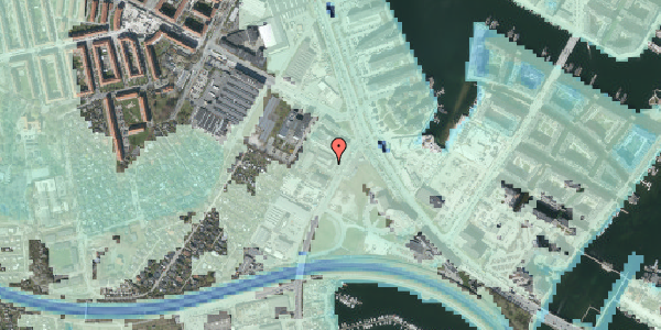 Stomflod og havvand på Bådehavnsgade 4, 2450 København SV