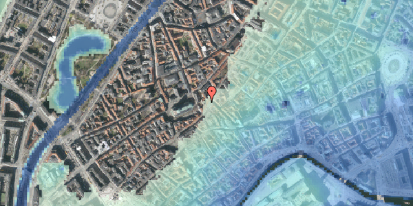 Stomflod og havvand på Skindergade 28B, st. , 1159 København K