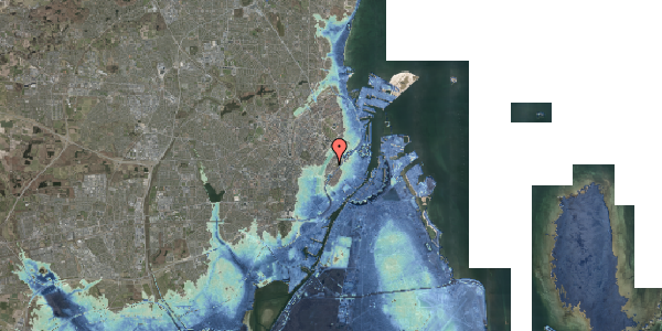 Stomflod og havvand på Gothersgade 148, 1. , 1123 København K