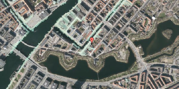 Stomflod og havvand på Overgaden Oven Vandet 10, 1. th, 1415 København K