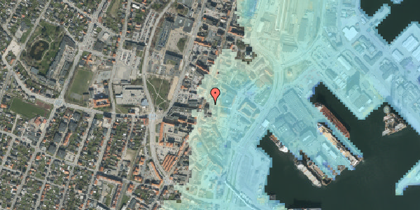 Stomflod og havvand på Kallsvej 1, 9900 Frederikshavn