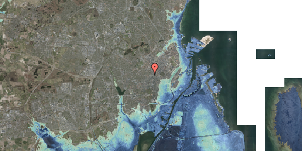 Stomflod og havvand på Nordre Fasanvej 122A, 2000 Frederiksberg