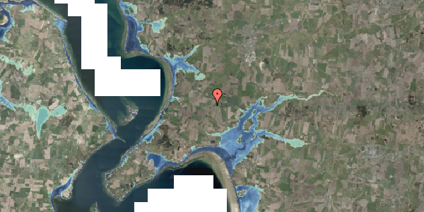 Stomflod og havvand på Banevolden 11, 9640 Farsø