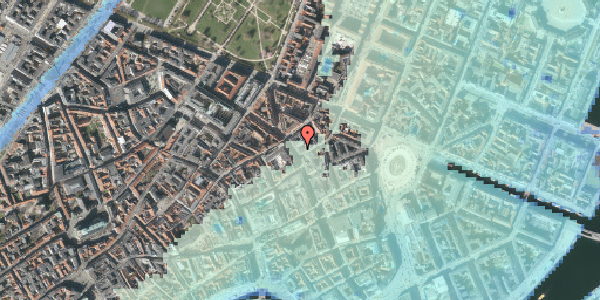 Stomflod og havvand på Gammel Mønt 2, 3. , 1117 København K