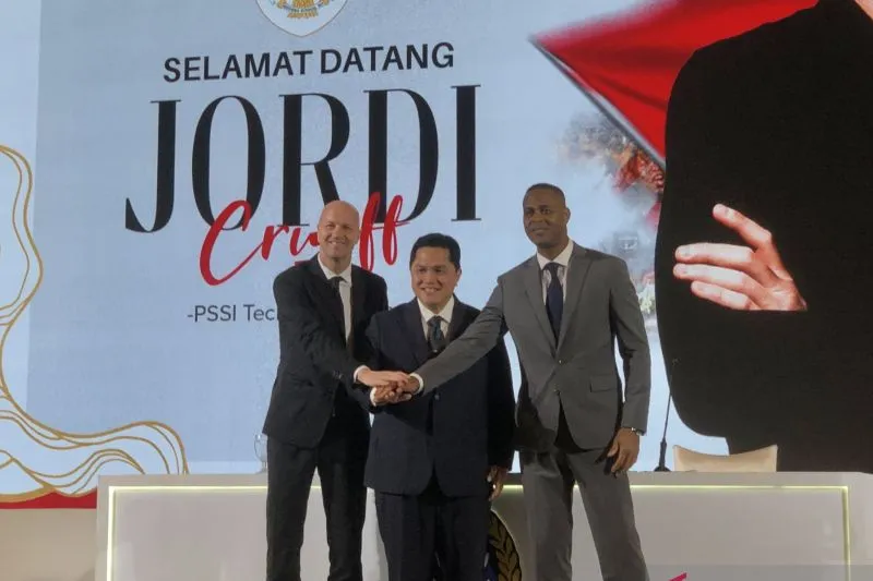 PSSI Resmi Mengenalkan Jordi Cruyff Sebagai Technical Advisor