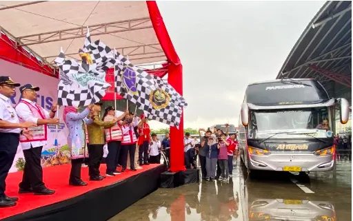 Kemenhub Berangkatkan 512 Bus Mudik Gratis dari Jakarta