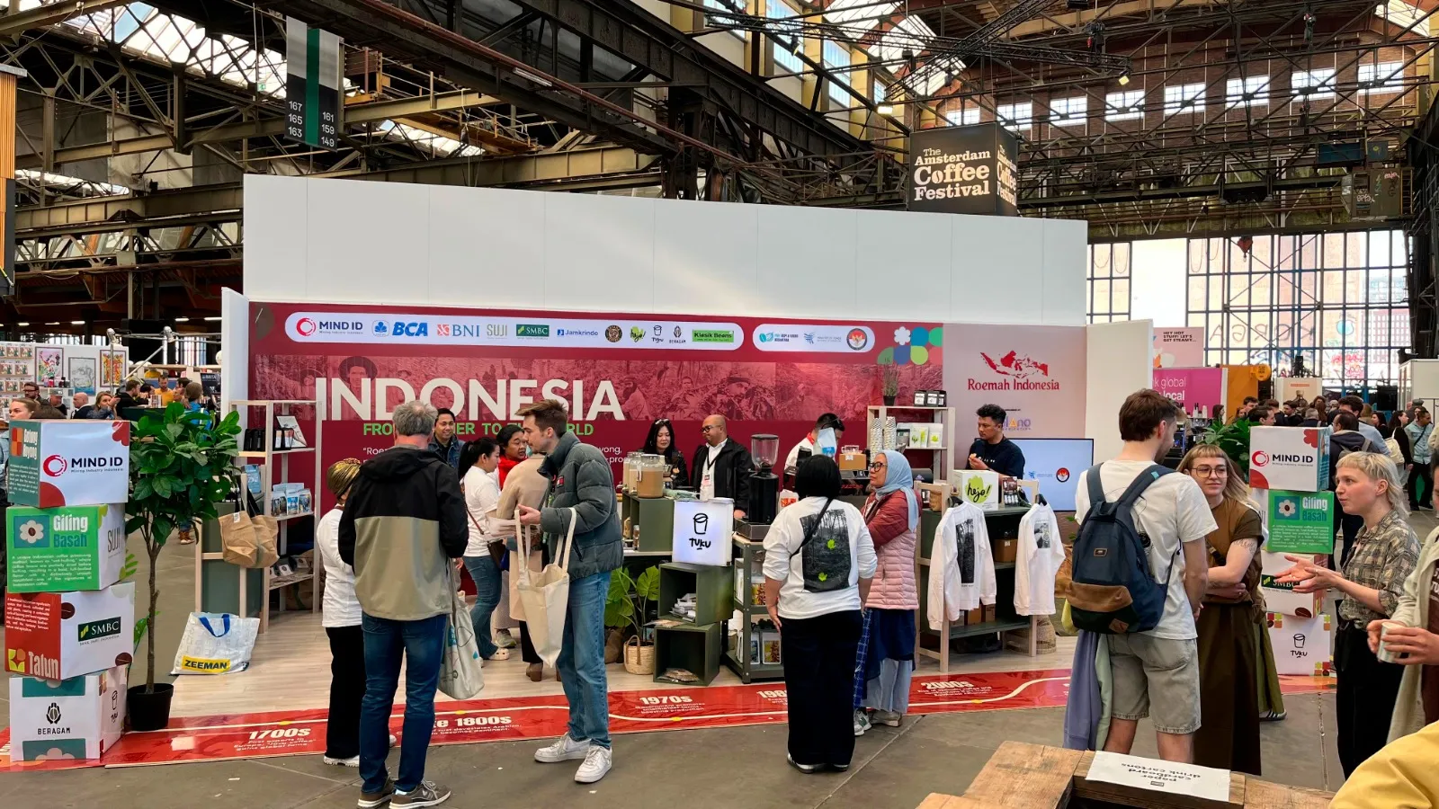 Roemah Indonesia BV di Amsterdam Coffee Festival 2025 Menikmati Kopi Indonesia, Menjaga Bumi Lewat Setiap Cangkir