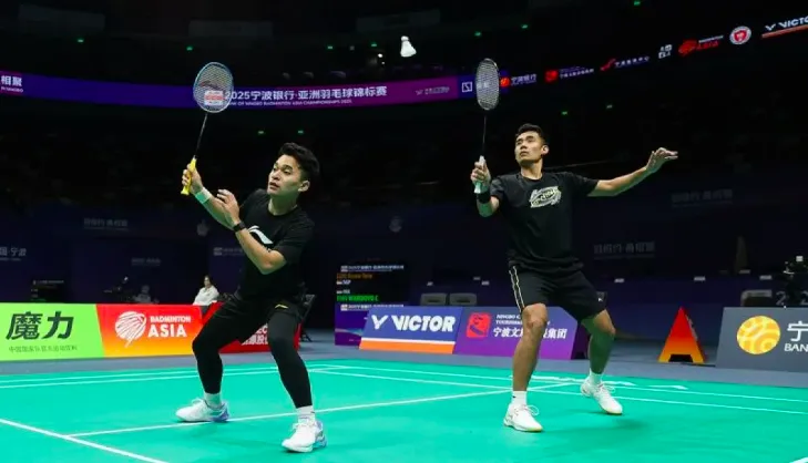 Leo/Bagas Melaju ke Semifinal Kejuaraan Bulu Tangkis Asia 2025