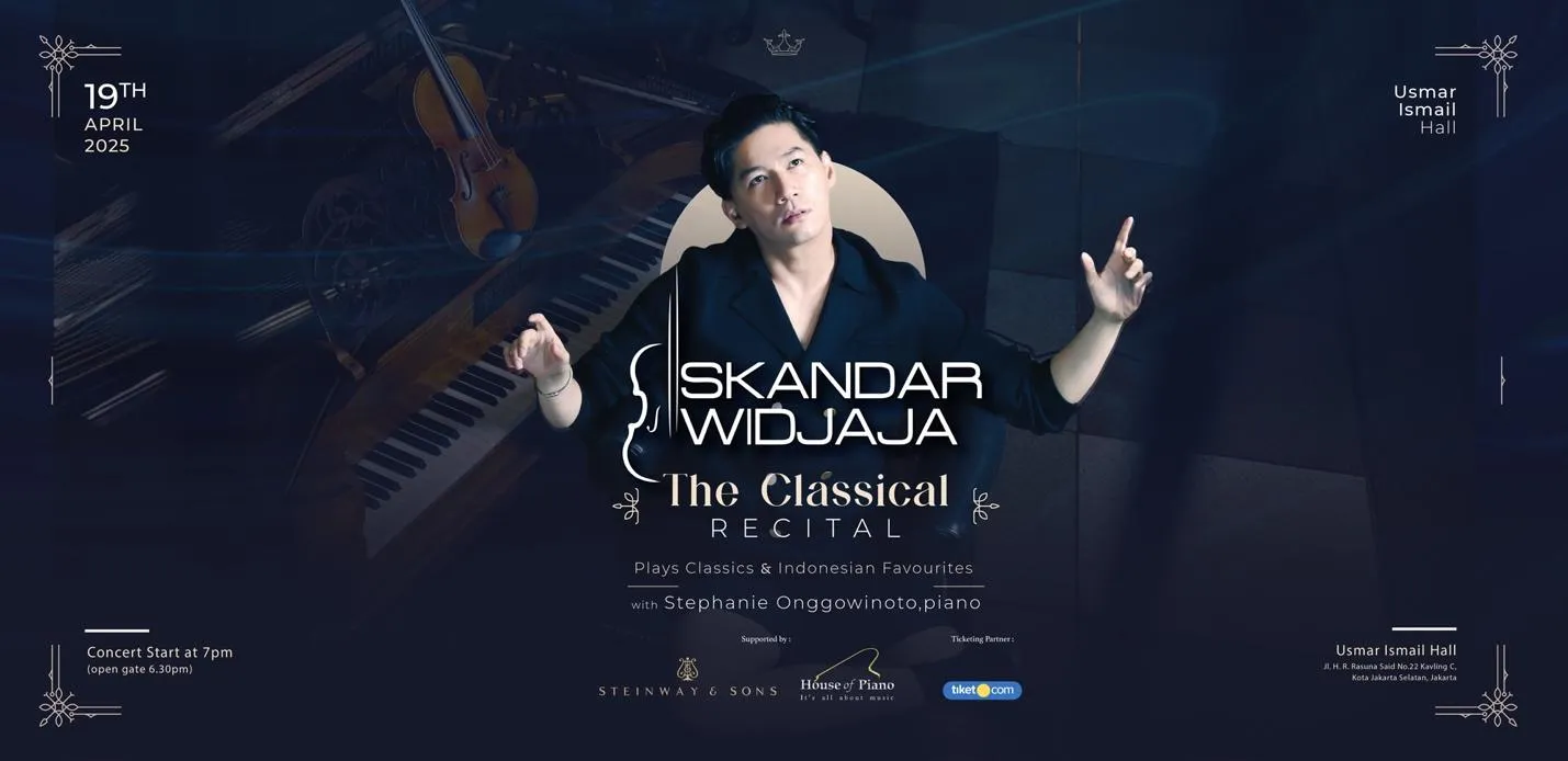 Iskandar Widjaja Gelar Konser Tunggal Bertajuk The Classical Recital