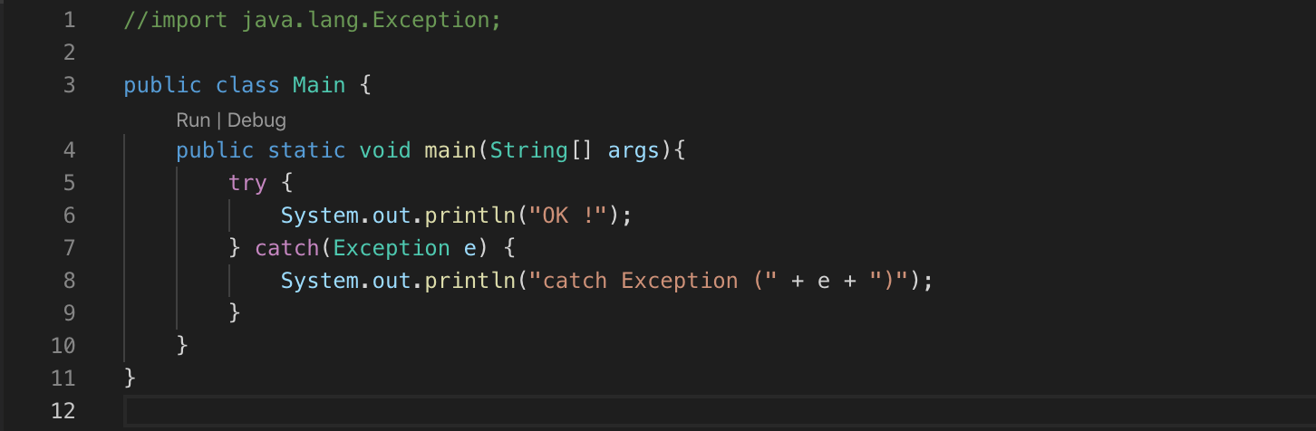 VSCodeでJavaのExceptionを発生させる方法 | しがないブログ
