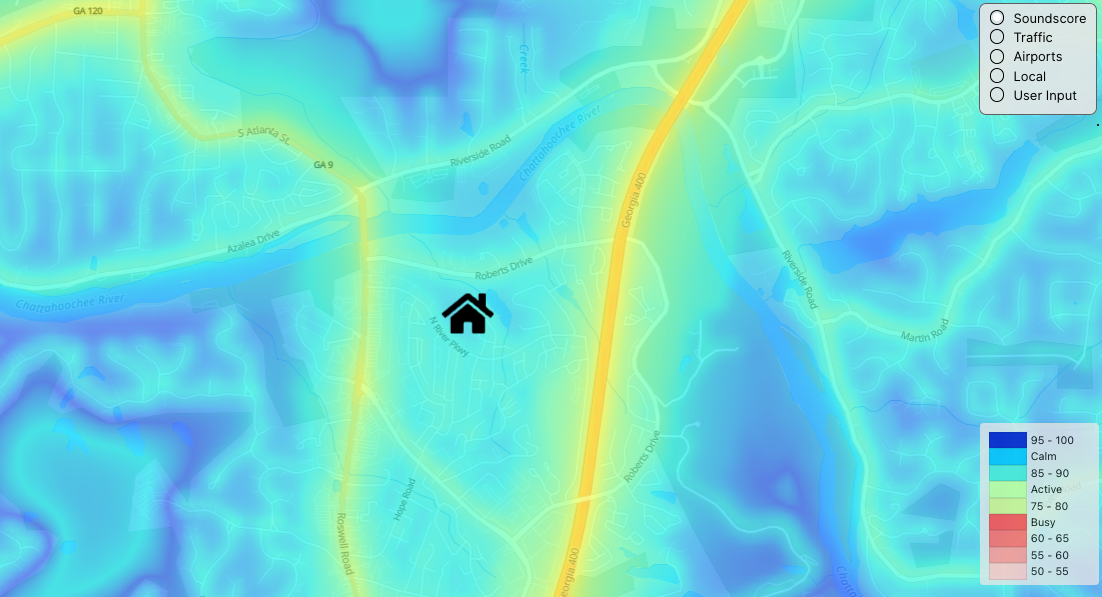 Quiet residential street in Men's Apartment area