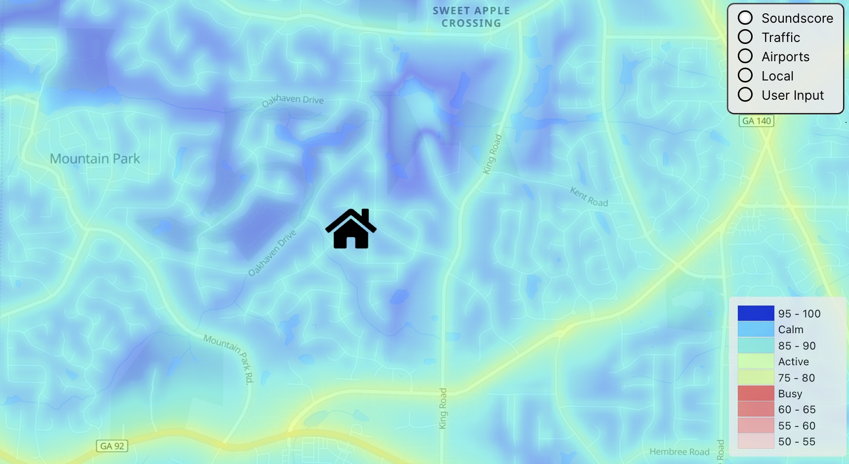 Neighborhood Noise Map